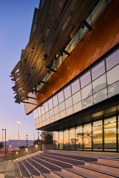 CW 60-SC Façades - Belmont Hub located in Perth, Australia