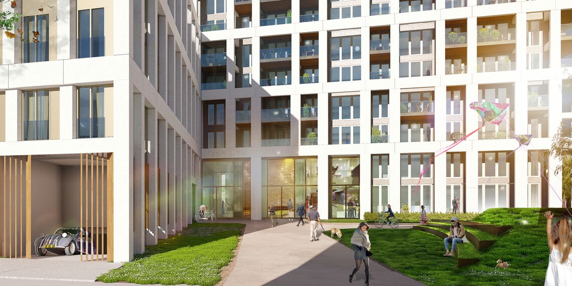 ConceptSystem 59Pa Windows, ConceptWall 50 Façades, ConceptFolding 77 Sliding & Folding and MasterLine 8 HI+ Windows - Zuiderzicht Nieuw Zuid located in Antwerp, Belgium