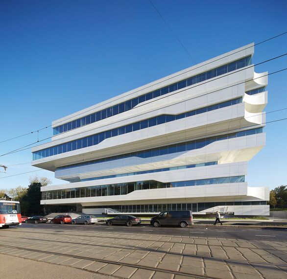 ConceptFolding 77 Sliding & Folding, ConceptSystem 77 Windows and CW 50-SC Façades - Dominion Tower located in Moscow, Russia