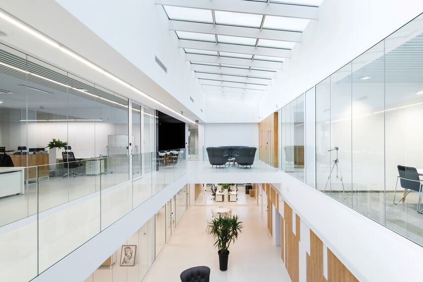 CW 50-HI Façades and ConceptSystem 59Pa Windows - Pivexin Technology Headquarter located in Babice, Poland