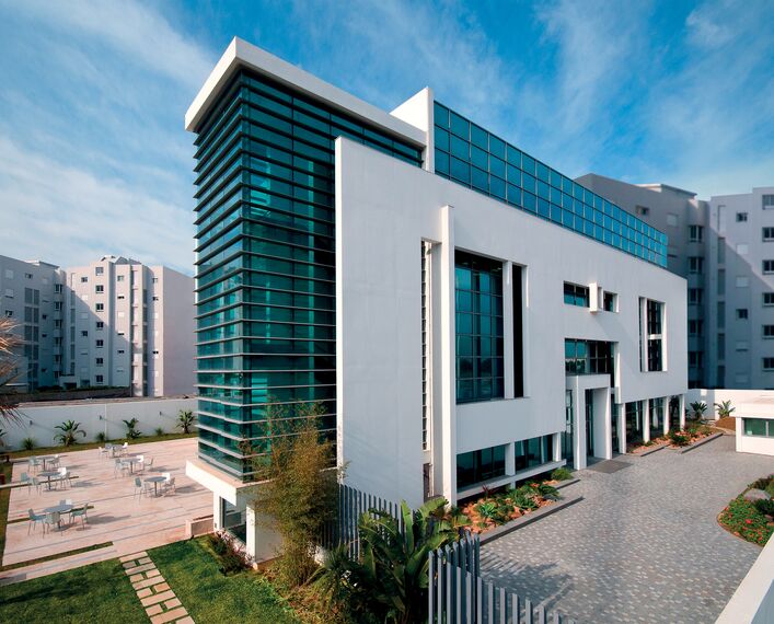 BriseSoleil 100 Solar Shading and ConceptWall 60 Façades - Embassy Embassy of Canada located in Tunis, Tunisia