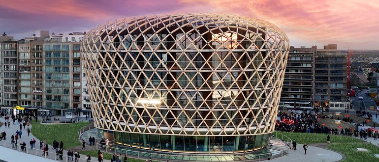 SILT casino at night.